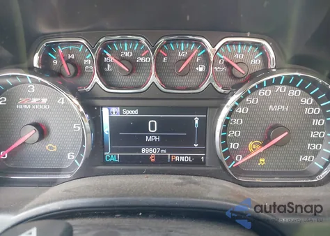 2017 Chevrolet Silverado Lt из США, поврежденный, VIN 1GC2KVEG5HZ394060